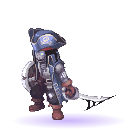 Captain Saltgrave — Monstro Ragnarok Online (2 variantes)