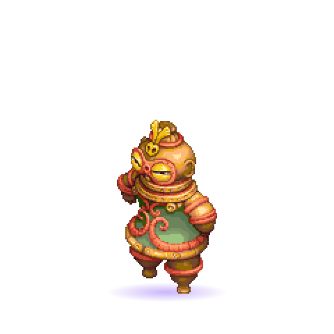 Gilded Monk — Monstro Ragnarok Online (9 cores)