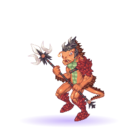 Trytano — Monstro Ragnarok Online (2 cores)