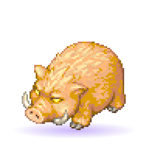 Tuskbristle — Monstro Ragnarok Online (9 cores)